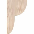 thumbnail image 3 of 6"W x 6"D x 10"H Crestline Rough Sawn Corbel, Douglas Fir, 3 of 9