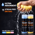 thumbnail image 3 of R.A. Premium 2pk +1 Free Shammy Cloth for Car Drying - 26"x17" - Super Absorbent Chamois Towel for Car - Scratch-Free, Reusable & Soft, 3 of 9