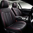 thumbnail image 3 of ITEYAO Car Seat Covers，Front and Rear, Fits Hyundai Santa fe 2026, Black and Red Line Car Seat Covers, Suitable for 5-seater cars only, 3 of 6