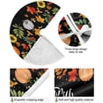 thumbnail image 2 of FMSHPON Autumn Season Xmas Christmas Tree Skirt Stand Mat for Holiday Party Decoration Indoor Outdoor 48 inches, 2 of 6