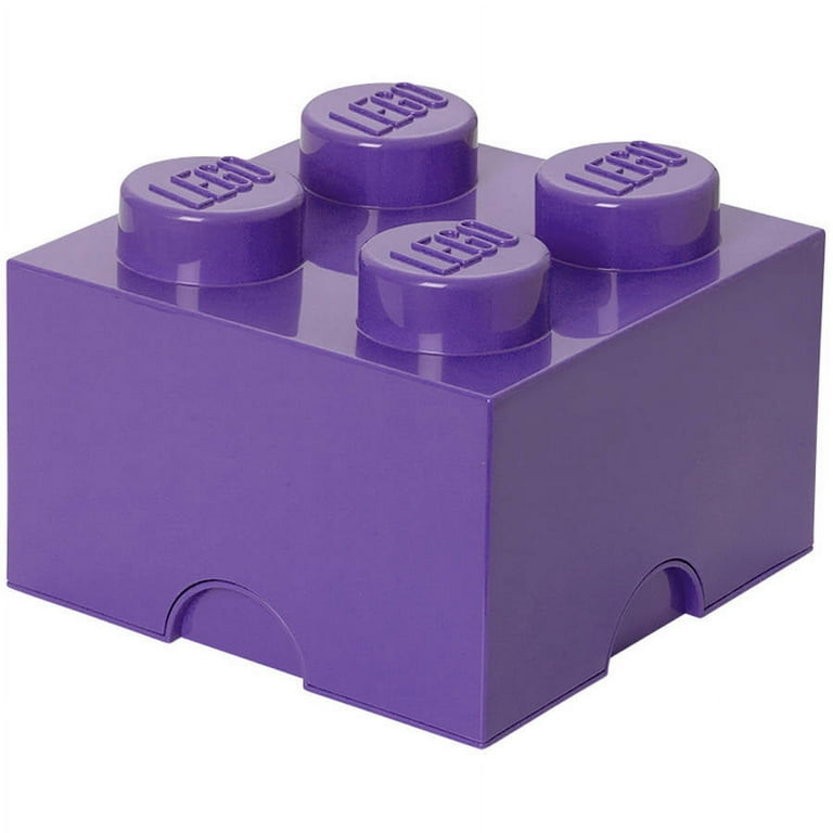 Purple lego storage brick clearance
