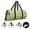 thumbnail image 3 of Fotbe dogs St Patrick's Day Bolsa Deportiva de Lona Plegable con Estampado, Bolsa de Gimnasio con Bolsillo Seco/Húmedo, Bolsa de Viaje Ultraligera de Gran Capacidad, 3 of 6