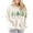 1Apricot, variant on MOUSYA Women Plus Size Merry Sweatshirt Women Christmas Glitter Patch Merry Shirt Merry Letter Print Long Sleeve Oversized Pullover Tops,2X