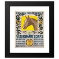 thumbnail image 2 of Horst Schreck 20x24 Black Modern Framed Museum Art Print Titled - Are You Fond of Horses - U.S. Army - the Veterinary Corps Instructs You in Their Care and Treatment, Riding and Driving (191, 2 of 5