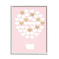 thumbnail image 5 of Stupell Industries White Gold Pink Heart Hot Air Balloon Graphic Art Framed Art Print Wall Art, 24x30, By Daphne Polselli, 5 of 5