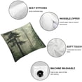 thumbnail image 6 of nygtbtfer Watercolor Green Tree Pillow Covers,Nature Themed Throw Pillows Rustic Forest Decorative Pillow Case Decor Square Cushion Cover for Home Sofa Outdoor  White, 6 of 7