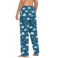 thumbnail image 7 of joogoo Men's Pajama Pants Clouds Stars Soft Long Sleep Lounge Pjs Bottoms 2XL, 7 of 7