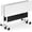 White - 2 pieces, variant on Chantmo 2pcs Folding Conference Room Tables with Wheels 47.24 inch Stackable Seminar Table Flip Top Training for Office Classroom Home