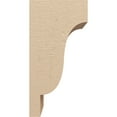 thumbnail image 3 of 9"W x 9"D x 18"H Wide Newport Rough Cedar Woodgrain TimberThane Corbel, Primed Tan, 3 of 6