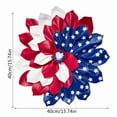 thumbnail image 3 of WSBDENLK Patriotic Wreath for Front Door,4th of July Wreath 17.7in Veterans Day Decor, 3 of 9