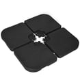 thumbnail image 1 of Outsunny 4 Piece Umbrella Base Stand w/ U Locking, Water or Sand Filled, 1 of 10
