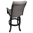 thumbnail image 3 of Home Square 30" Solid Wood Bar Stool in Mojave Gray - Set of 3, 3 of 4