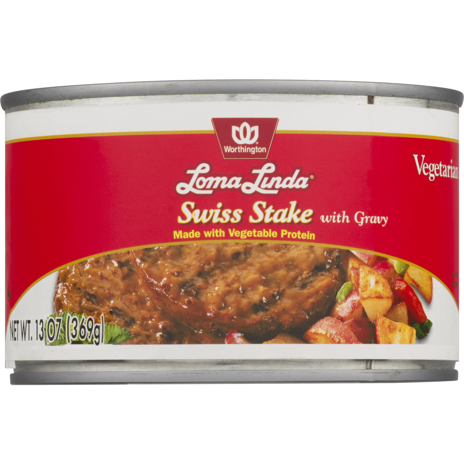 Loma Linda Swiss Stake, with Gravy, 13 Oz