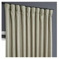 thumbnail image 5 of KeLiang Faux Linen Room Darkening Curtains - 96 Inches Long Extra Wide Luxury Linen Curtains for Bedroom & Living Room (1 Panel), 100W X 96L, Oatmeal, 5 of 9