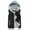 Black, variant on Womens Tank Tops 10 Colors Fashion Women Autumn Winter Warm Coat Vest Wadded Jacket