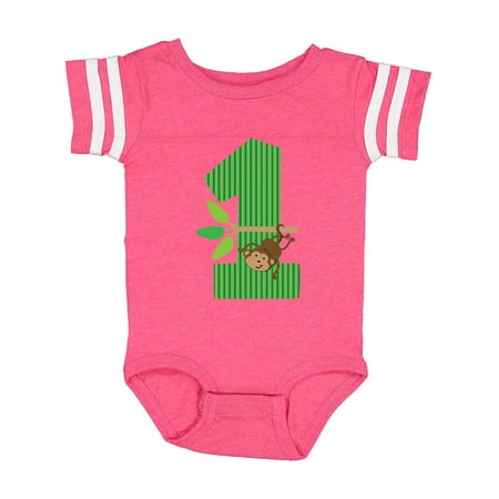

Inktastic 1st Birthday Monkey Gift Baby Boy or Baby Girl Bodysuit