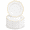 Gold-7.5", variant on White 10.25" Plastic Dinner Plates Party Supplies