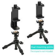 Smartphone Tripod Adapter Universal Cell Phone Holder Mount Clamp 360° Rotation