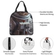 thumbnail image 4 of Easygdp Cat Astronaut In Space Bolsa Térmica Premium - Tela Oxford Impermeable, Gran Capacidad, Bolsillo Frontal, Unisex para Trabajo, Escuela, Actividades al Aire Libre y Picnics, 4 of 8