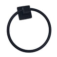 thumbnail image 5 of Polished Towel Hook Hand Rack Holder Bathroom Kitchen Towel Rack Wall Mount - Black, Towel, 5 of 6