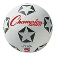 thumbnail image 2 of Champion Rubber Soccer Ball Size 5 White/Black Pack of 3 CHSSRB5-3, 2 of 2