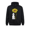 thumbnail image 2 of Sudadera con capucha divertida para hombre y mujer, regalo para amantes de los perros, caniche, girasol, sol, novedad, camisetas de motociclista, 2 of 5