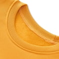 thumbnail image 4 of MEZZALL Girls Sweatshirts Autumn Winter Long Sleeve Plus Size Halloween Pumpkin Print Casual Thick Warm Crewneck Children Wear Pullover , Yellow, 4 of 6