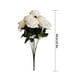 thumbnail image 2 of Ramo de novia de boda de flor de rosa artificial de 10 cabezas, ramo de flores de simulación de oficina en casa, rosa falso, blanco crema sidaley HA7036-01B, 2 of 5