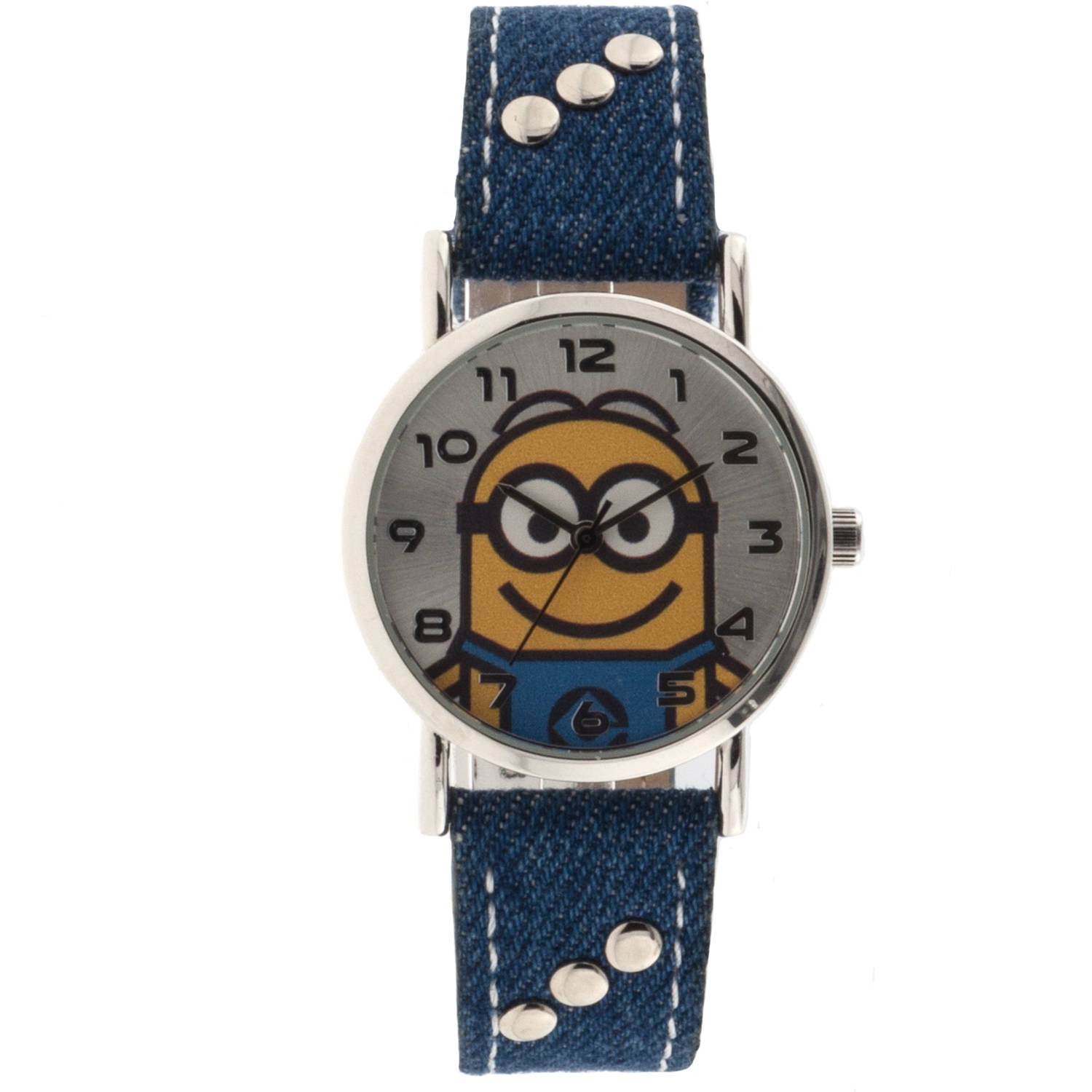 Despicable Me Minions Women's Watch, Denim Strap