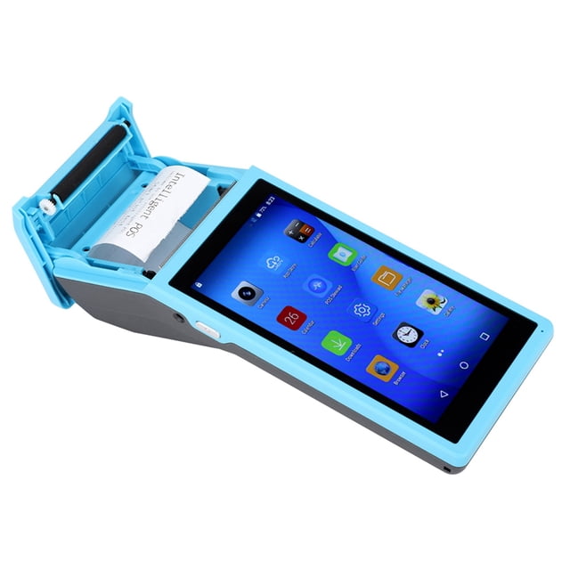 Imprimante 58MM, Imprimante 5000mah, 110-240V 58MM Q2S Bleu Vendeurs de Rue