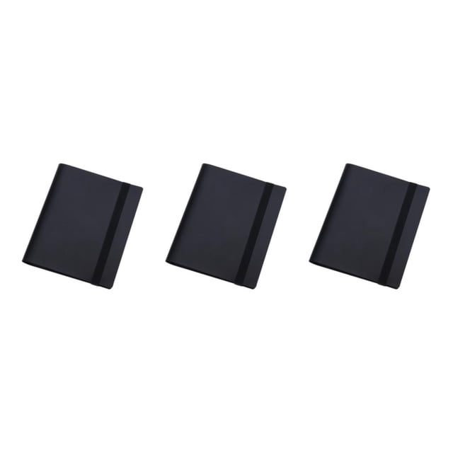 Maytalsory Multifunctional Postcard Album For Organizing Collection Photo Album Durable Construction Classic black 3 inches 360 3Set