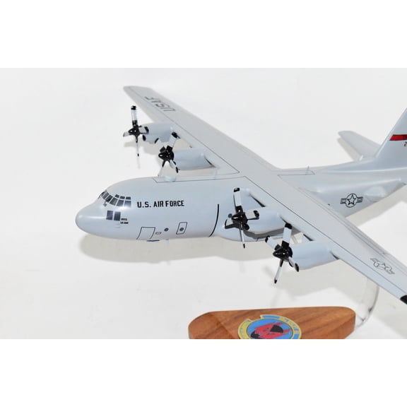 Lockheed Martin® C-130H, 50th Airlift Squadron Red Devils, Mahogany 1/74 (21") Scale Model