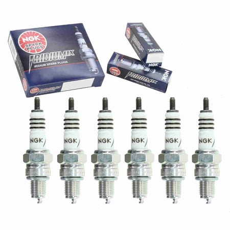 6 pc NGK 7274 Iridium IX Spark Plugs for 90793-20170 98056-56718-HE 99000-69835-C6R Ignition Wire Secondary