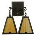 thumbnail image 3 of Meyda 137117 14 in. Arnage 2 Light Wall Sconce, Timeless Bronze, 3 of 3