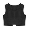 thumbnail image 4 of JanJean Kids Boys Western Cowboy Cowgirl Vest Halloween Holiday Carnival Party Dress Up Role Play Black 10, 4 of 5