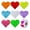 E, variant on Valentines Day Window Clings - Cuttable Heart Stickers for Glass, Mirror, Home Decor - Removable & Reusable Valentines Decorations for Wall Window Office, Classroom