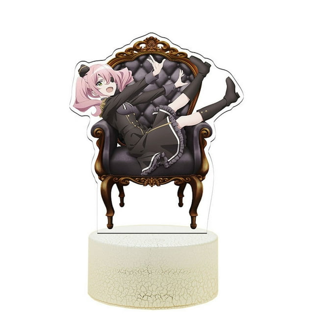 Lámpara nocturna 3D Illusion Anime Decor Spys Kyoushitsus