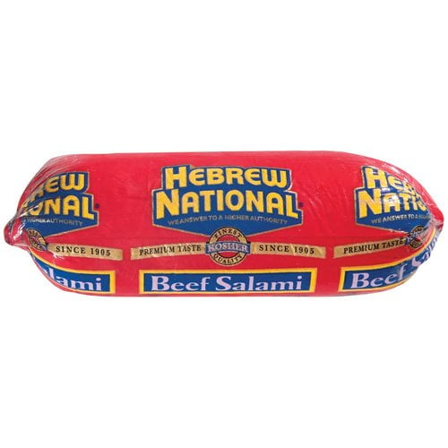 hebrew national salami walmart