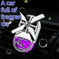 thumbnail image 5 of Fawn Design Car Vent Perfume Aromatherapy Diffuser with Rotating Fan, 2-3 Months Long-Lasting Natural Plant Fragrance, Silicone Clip Car Interior Decoration for New Car Owners, 5 of 5
