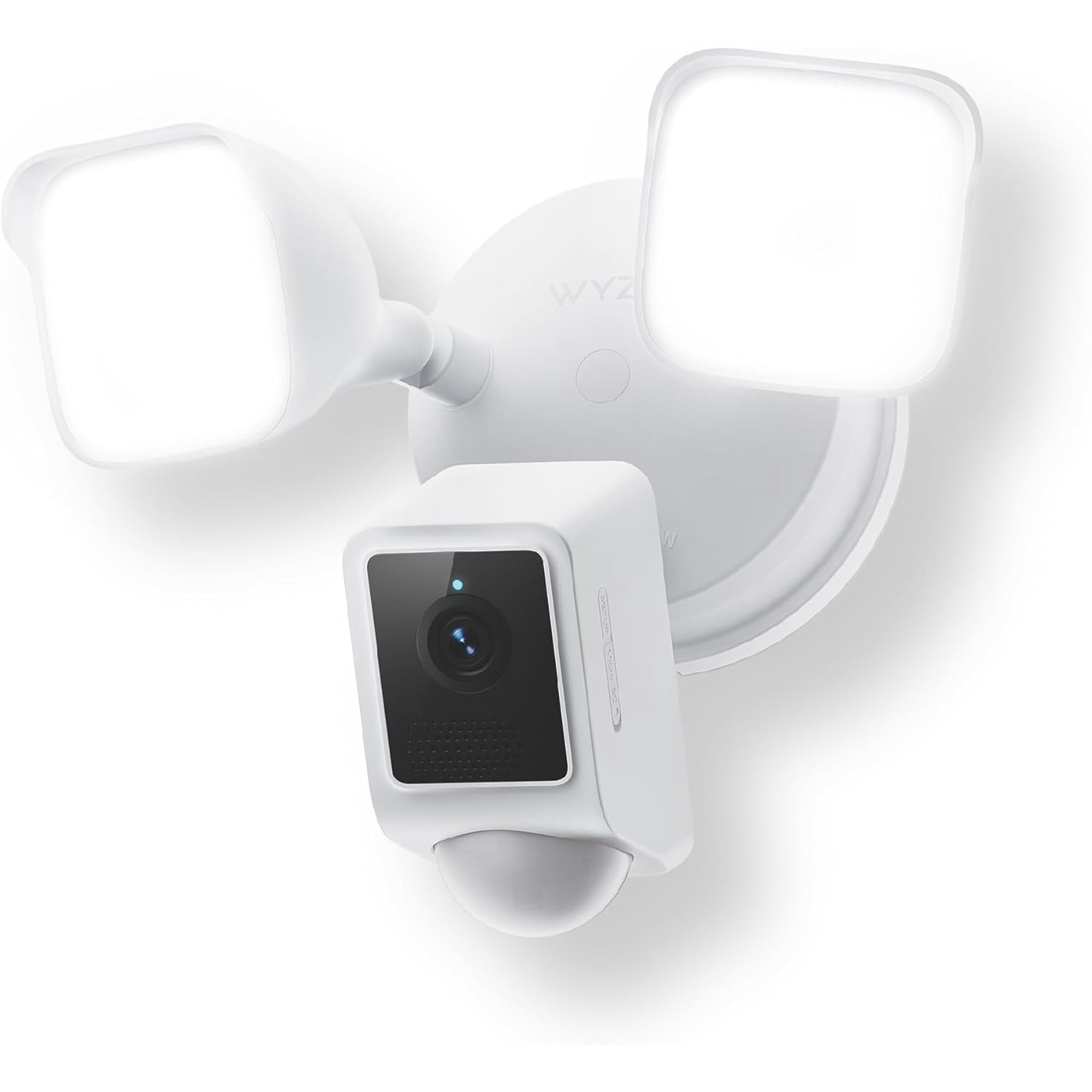 WYZE Floodlight Camera v2, Security Camera Outdoor, 2K HD with Color Night Vision, 2800-Lumen LEDs, 160° Wide View, 105dB Siren, Works with Voice Assistants, Wired