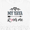 thumbnail image 4 of Inktastic My Yaya Loves Me Grandchild Girls Toddler Dress, 4 of 5