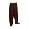 thumbnail image 3 of Frnrwgo Womens Solid Color Pajama Pants, Lightweight Spring Summer Lounge Bottoms, Elastic Waist Comfy Casual Sleep Trousers, 3 of 3