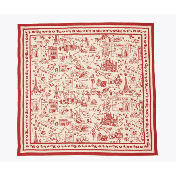 Tory Burch Destination Square Scarf Tory Burch Destination Square Scarf