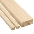 thumbnail image 1 of Unique Bargains 1/2 Inch Dowel Rods Wood Sticks 12 Inch Long Square Wooden Dowels 10 Pcs, 1 of 6