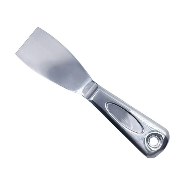 Espátula para masilla, raspador de papel tapiz, decoración de pared de acero inoxidable, aplicación de masilla, yeso, cemento, 1 herramienta manual, 2 pulgadas shamjiam Limpiador de masilla