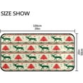 thumbnail image 3 of Coolnut Kitchen Rugs,Christmas Elk Non Slip Washable Cushioned Carpets Polyester AntiFatigue Comfort Porch Floor Mat Christmas Decoration 39×20 in, 3 of 7