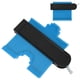 thumbnail image 5 of Herramienta de modelado de bordes Medidor de formas irregulares Medidor de contornos Herramientas de diseo duraderas Herramientas de medición para suministros de construcción Equipos deTools Fyydes Descripción de la referencia, 5 of 6