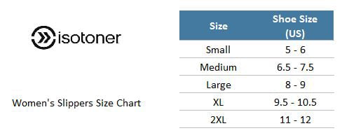 Totes Shoe Size Chart