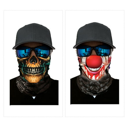 Cool Robot Mask Scarf Joker Headband Balaclavas for Cycling Fishing Ski Motorcycle AC336