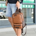 thumbnail image 4 of Men' Daypack Handbag Anti- Backpack Shoulder Bag for Brown, 4 of 8